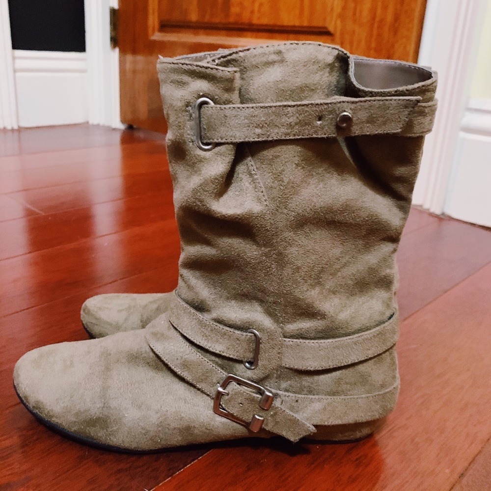 Tan Suede Boots